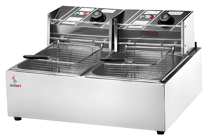 Фритюрница AIRHOT EEF6+6 (2 х 6литров) фото 1